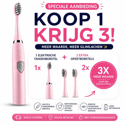 WittSmile Electric Brush™ + 2 FREE Extra Heads